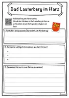 Vorschau - Unterrichtsreihen - Bad Lauterberg im Harz Lückentext mit Wortspeicher Hörverstehen und Suchsel - Seite 3