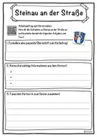 Vorschau - Unterrichtsreihen - Steinau an der Straße Lückentext mit Wortspeicher Hörverstehen und Suchsel - Seite 3