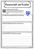 Vorschau - Unterrichtsreihen - Neuenstadt am Kocher Lückentext mit Wortspeicher Hörverstehen und Suchsel - Seite 3