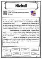Vorschau - Unterrichtsreihen - Niebüll Lückentext mit Wortspeicher Hörverstehen und Suchsel - Seite 1