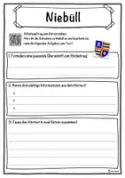 Vorschau - Unterrichtsreihen - Niebüll Lückentext mit Wortspeicher Hörverstehen und Suchsel - Seite 3