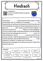Vorschau - Unterrichtsreihen - Heubach Lückentext mit Wortspeicher Hörverstehen und Suchsel - Seite 1