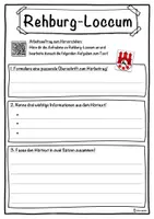 Vorschau - Unterrichtsreihen - Rehburg-Loccum Lückentext mit Wortspeicher Hörverstehen und Suchsel - Seite 3