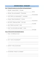 Vorschau - Arbeitsblätter - Reported Speech Merkblatt + Worksheet - Seite 3