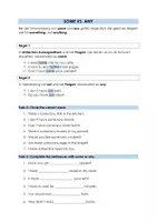 Vorschau - Arbeitsblätter - Quantifiers Merkblatt + Worksheet - some any something anything - Seite 2
