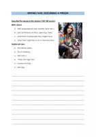 Vorschau - Arbeitsblätter - Writing Task: Description of a Person (More 4 Unit 9 Body Talk) - Seite 1