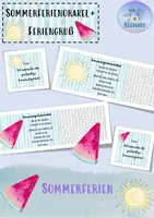 Vorschau - Bildkarten - Sommerferienorakel und Feriengrüße - Deckblatt