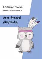 Vorschau - Arbeitsblätter - Lesekontrollen: Abgründig - A. Strobel (inkl. Lösung) - Deckblatt