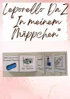 Vorschau - Arbeitsblätter - In meinem Mäppchen Leporello DaZ Wortschatz - Deckblatt