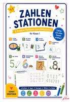 Vorschau - Poster - Zahlenstationen zur Ziffereinführung - Deckblatt