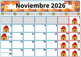 Vista previa - Refuerzo / NEE / Materiales de apoyo - Ayuda visual Calendario Escolar 2026-2027 - página 2