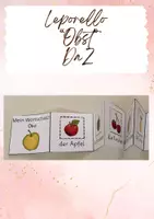 Vorschau - Arbeitsblätter - Obst Leporello DaZ Wortschatz - Deckblatt