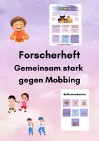 Vorschau - Stundenentwürfe - Forscherheft „Gemeinsam stark gegen Mobbing“ | Anti-Mobbing | Soziales Lernen | Grundschule Kl. 1–4 - Deckblatt