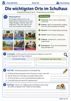 Vorschau - Arbeitsblätter - Schulhaus-Rallye zum Schulstart Arbeitsheft Klasse 5 bis 6 Orientierung neue Schule - Seite 1