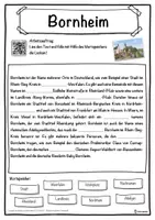 Vorschau - Unterrichtsreihen - Bornheim Lückentext mit Wortspeicher Hörverstehen und Suchsel - Seite 1