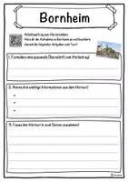 Vorschau - Unterrichtsreihen - Bornheim Lückentext mit Wortspeicher Hörverstehen und Suchsel - Seite 3
