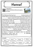 Vorschau - Unterrichtsreihen - Hennef Lückentext mit Wortspeicher Hörverstehen und Suchsel - Seite 1