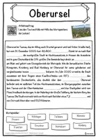 Vorschau - Unterrichtsreihen - Oberursel Lückentext mit Wortspeicher Hörverstehen und Suchsel - Seite 1