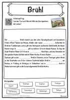 Vorschau - Unterrichtsreihen - Brühl Lückentext mit Wortspeicher Hörverstehen und Suchsel - Seite 1