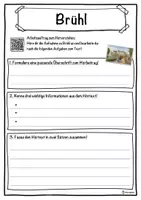 Vorschau - Unterrichtsreihen - Brühl Lückentext mit Wortspeicher Hörverstehen und Suchsel - Seite 3