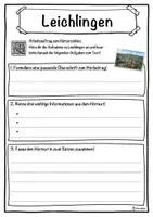 Vorschau - Unterrichtsreihen - Leichlingen Lückentext mit Wortspeicher Hörverstehen und Suchsel - Seite 3