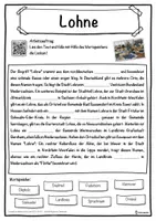 Vorschau - Unterrichtsreihen - Lohne Lückentext mit Wortspeicher Hörverstehen und Suchsel - Seite 1