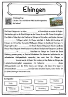 Vorschau - Unterrichtsreihen - Ehingen Lückentext mit Wortspeicher Hörverstehen und Suchsel - Seite 1