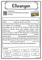 Vorschau - Unterrichtsreihen - Ellwangen Lückentext mit Wortspeicher Hörverstehen und Suchsel - Deckblatt