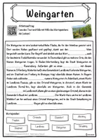 Vorschau - Unterrichtsreihen - Weingarten Lückentext mit Wortspeicher Hörverstehen und Suchsel - Seite 1