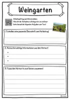 Vorschau - Unterrichtsreihen - Weingarten Lückentext mit Wortspeicher Hörverstehen und Suchsel - Seite 3