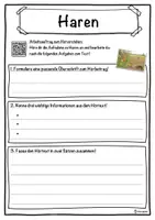 Vorschau - Unterrichtsreihen - Haren Lückentext mit Wortspeicher Hörverstehen und Suchsel - Seite 3