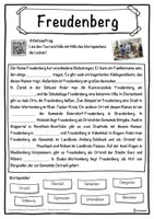 Vorschau - Unterrichtsreihen - Freudenberg Lückentext mit Wortspeicher Hörverstehen und Suchsel - Seite 1