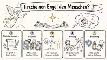 Vorschau - Arbeitsblätter - Arbeitsblätter zum Thema "Erscheinen Engel den Menschen?" + Lösung & MP3 + + Infografik - Seite 1