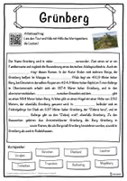 Vorschau - Unterrichtsreihen - Grünberg Lückentext mit Wortspeicher Hörverstehen und Suchsel - Seite 1