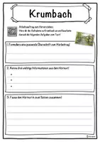 Vorschau - Unterrichtsreihen - Krumbach Lückentext mit Wortspeicher Hörverstehen und Suchsel - Seite 3
