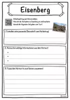 Vorschau - Unterrichtsreihen - Eisenberg Lückentext mit Wortspeicher Hörverstehen und Suchsel - Seite 3