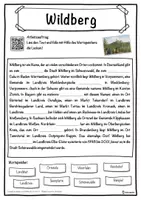 Vorschau - Unterrichtsreihen - Wildberg Lückentext mit Wortspeicher Hörverstehen und Suchsel - Seite 1