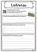 Vorschau - Unterrichtsreihen - Lichtenau Lückentext mit Wortspeicher Hörverstehen und Suchsel - Seite 3