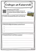 Vorschau - Unterrichtsreihen - Endingen am Kaiserstuhl Lückentext mit Wortspeicher Hörverstehen und Suchsel - Seite 3