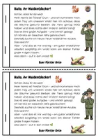 Vorschau - Arbeitsblätter - Mini-Heft: Wald-Entdecker (HSU: 3./4. Klasse) - Seite 1