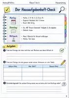 Vorschau - Arbeitsblätter - Hausaufgabenroutine Arbeitsheft Klasse 5 bis 6 Schulstart Aufgaben notieren und planen - Seite 3
