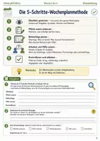 Vorschau - Arbeitsblätter - Wochenplantraining Arbeitsheft Klasse 5 bis 6 Schulstart Aufgaben planen und selbstständig arbeiten - Seite 2