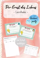 Vorschau - Stationenlernen - Der Ernst des Lebens - Lerntheke - Deckblatt