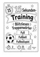 Vorschau - Arbeitsblätter - Blitzlesen. 15-Sekunden-Training.Treppenwörter. Leseförderung - Seite 2
