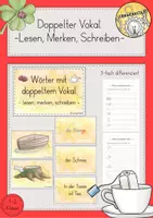 Vorschau - Stationenlernen - Rechtschreibung Diktate Materialpaket - Deckblatt