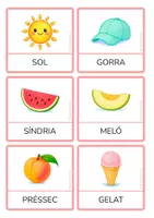 Vista previa - Juegos / Gamificación - Pack vocabulari d’estiu en català / joc de parelles – 3 tipografies - página 2