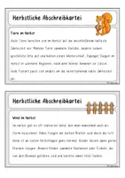 Vorschau - Stationenlernen - Herbstliche Abschreibkarteien (Klasse 2 - 4) - Seite 3