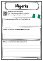 Vorschau - Unterrichtsreihen - Nigeria Lückentext mit Wortspeicher Hörverstehen und Suchsel - Seite 3