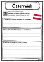 Vorschau - Unterrichtsreihen - Österreich Lückentext mit Wortspeicher Hörverstehen und Suchsel - Seite 3