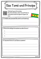 Vorschau - Unterrichtsreihen - São Tomé und Príncipe Lückentext mit Wortspeicher Hörverstehen und Suchsel - Seite 3